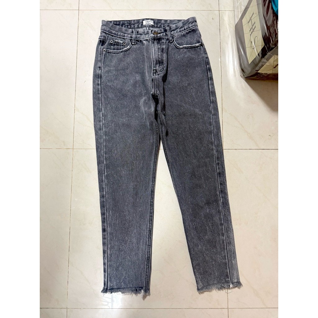 Jeans House กางเกงยีนส์สีเทา