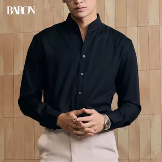 [NEW] BARON "Mandarin" Collarless Shirt เสื้อเชิ้ตผู้ชายแขนยาวคอจีน สไตล์มินิมอล ทันสมัย