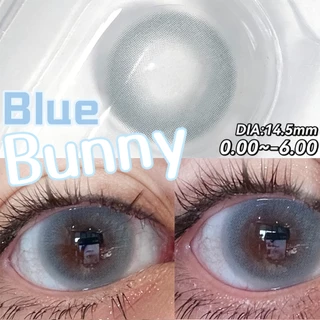 Midroo 【0°~-600°】💟Bunny-14.5mm💟Blue/Pink/Brown ไร้ขอบ series คอนแทคเลนส์สี แม่ทัพ รายเดือน เลนส์นุ่ม คอนแทคเลนส์ตาหวาน
