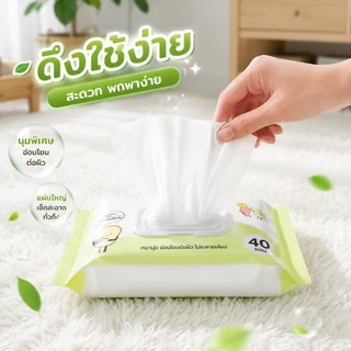 singaye ทิชชู่พกพา ทิชชู่เปียก เช็ดทำความสะอาด ขจัดคราบสกปรก สูตรอ่อนโยน สกัดจากธัญพืช เมล็ดถัวเขียวเเละว่านหางจรเข้