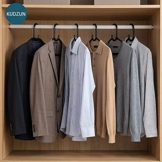 Kudzun ไม้แขวนเสื้อ พลาสติก หนา M-12 (12 ชิ้น)