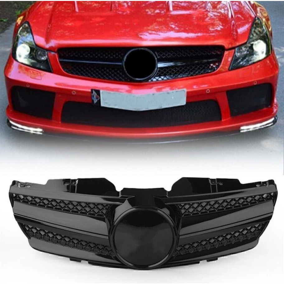 กระจังหน้าแต่งสำหรับ Mercedes Benz SL Class  R230 SL500 SL550 SL600 2003-2006