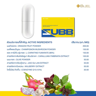 (3 กล่อง) Dr.Jel Brand Zubb สับ ผลิตภัณฑ์ใหม่จากด็อกเตอร์เจล