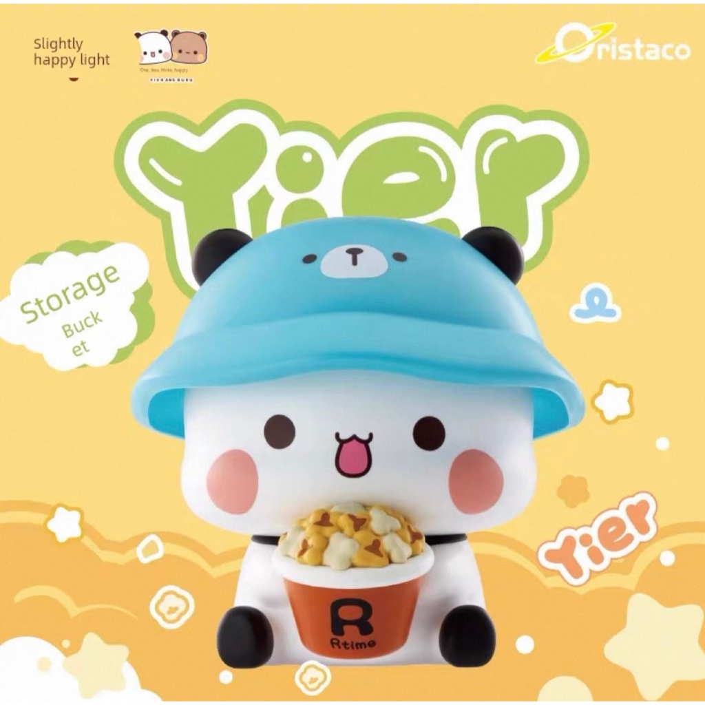 (พร้อมส่งจากไทย 🇹🇭) ถังป๊อปคอร์น ลาย Bubu & Dudu สุดน่ารัก (ของมีจำนวนจำกัด)