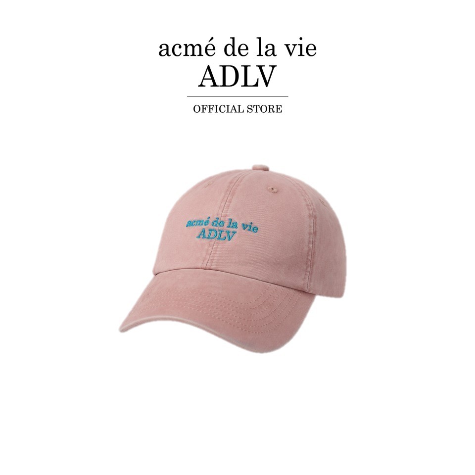 ADLV [acme de la vie] หมวก รุ่น Kachion Basic Logo Ball Cap Pink (50112SKCCAU_S6PIXX)