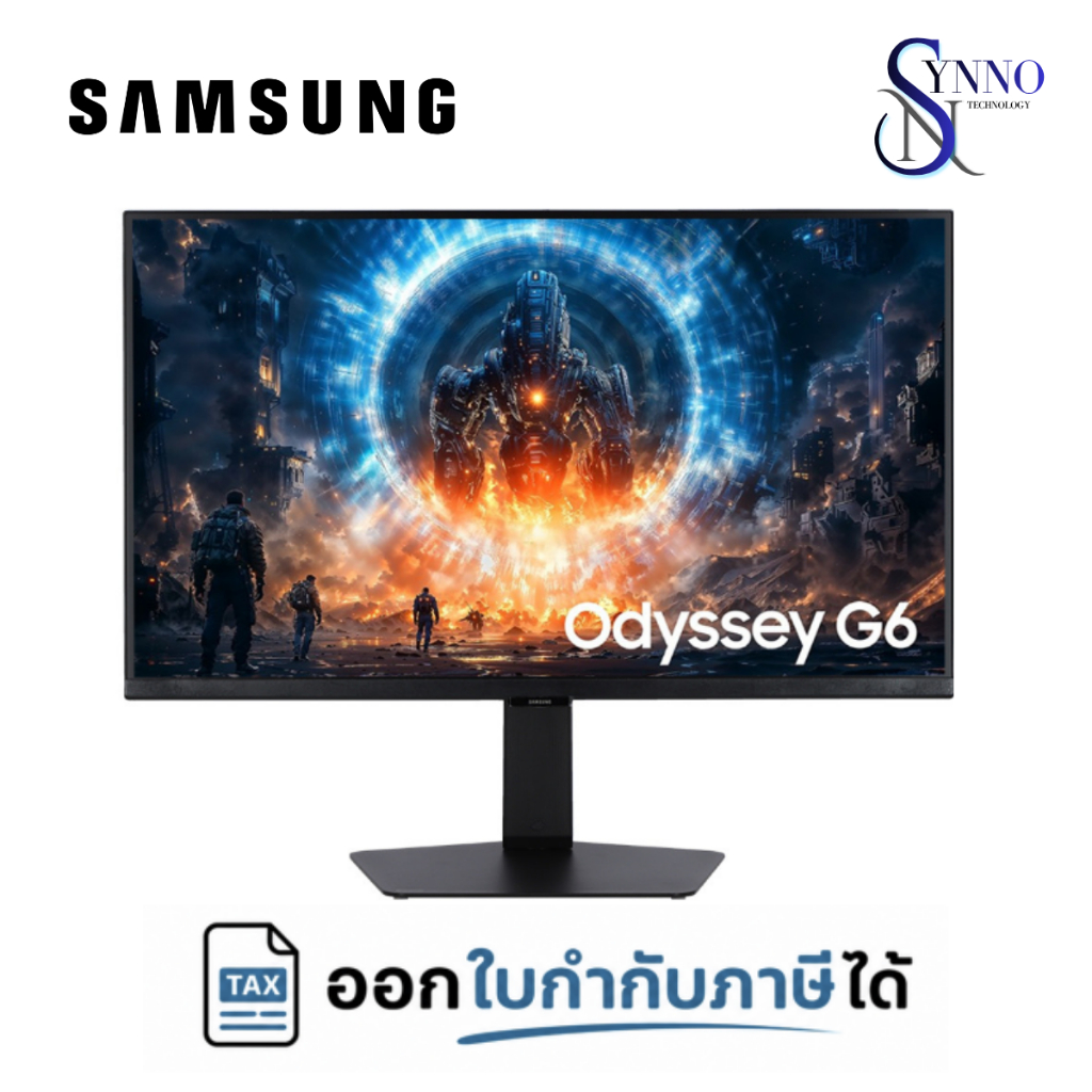 จอคอมพิวเตอร์ Samsung Odyssey G6 G60F รุ่น S1-LS27FG602EEXXT ขนาด  27 นิ้ว