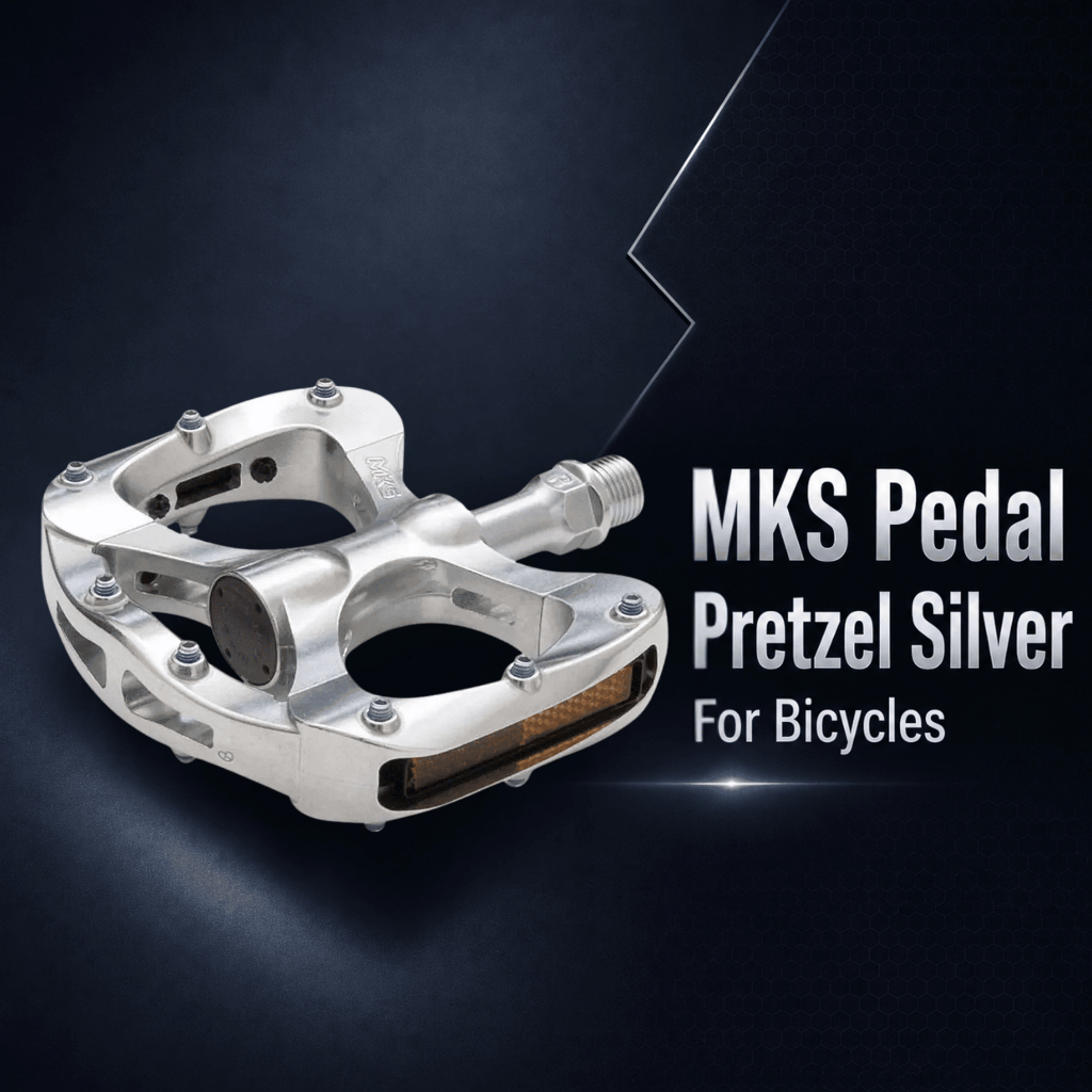 MKS Pedal Pretzel Silver For Bicycles
