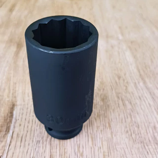 ลูกบล็อกยาว บล็อกลม 1/2"(4หุน) เบอร์ 30 มม. รุ่นงานหนัก(IMPACT SOCKET) 12 เหลี่ยม