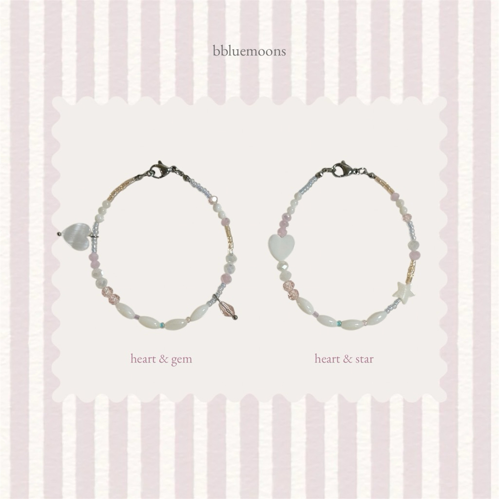 bbluemoons - sugary - กำไลข้อมือลูกปัด