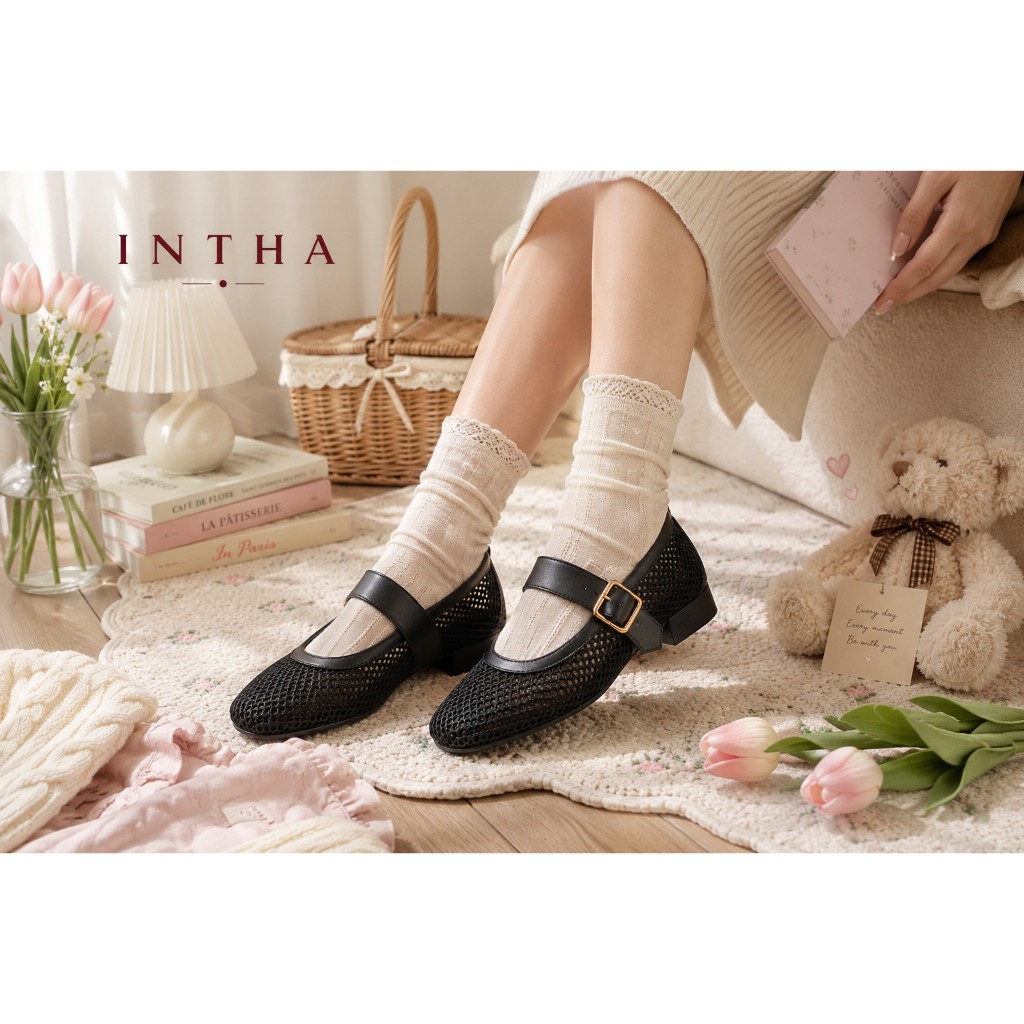 NEW! INT205 รุ่น Mesh Mary Jane +1 ไซส์ ได้เลยย