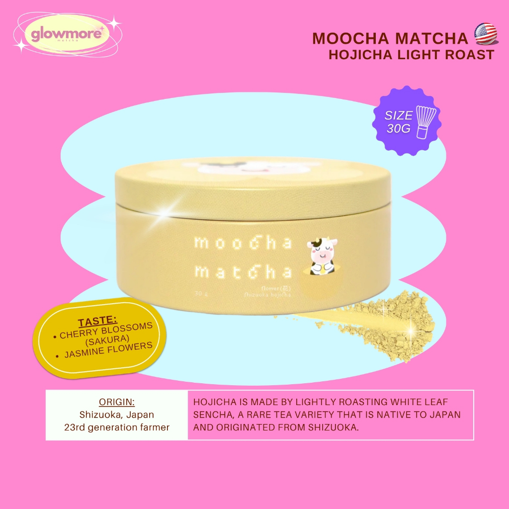 [พร้อมส่ง]  Moocha Matcha - Shizuoka Hojicha Flower 🌸 | 30g