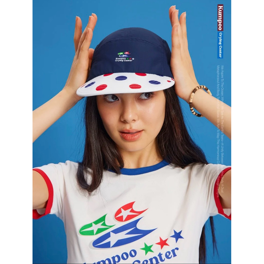 CryingCenter หมวกแก๊ปกันแดด/ออกกำลังกายระบายอากาศได้ดี CC x Kumpoo Badminton Cap 2.0