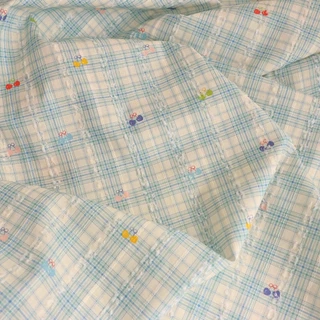 Preorder-ผ้าคอตตอนJacquard(ทอลายในเนื้อผ้า) คอตตอน100% หน้ากว้าง 145ซม. ผ้าเมตรนำเข้า