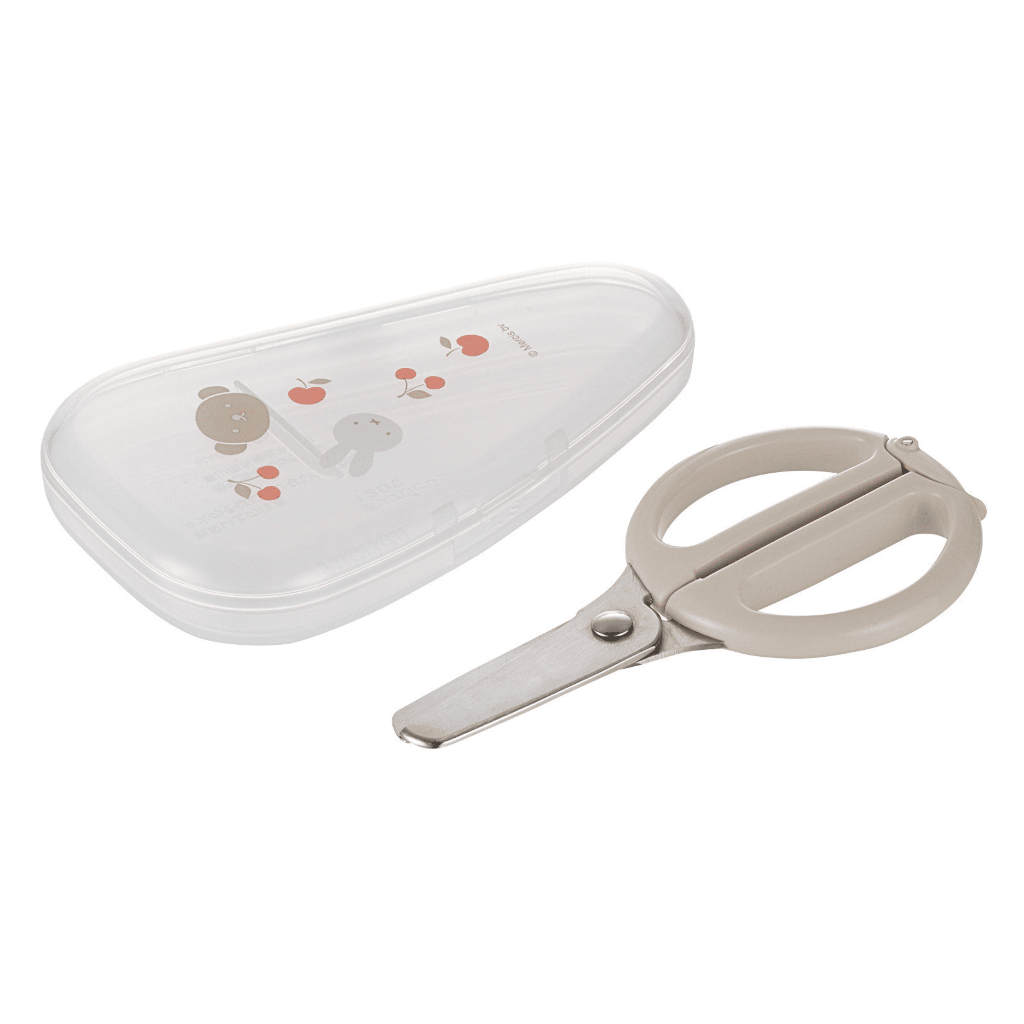 Richell (ริเชลล์) Miffy Food Scissors w/case กรรไกรตัดอาหารเด็กพร้อมกล่อง
