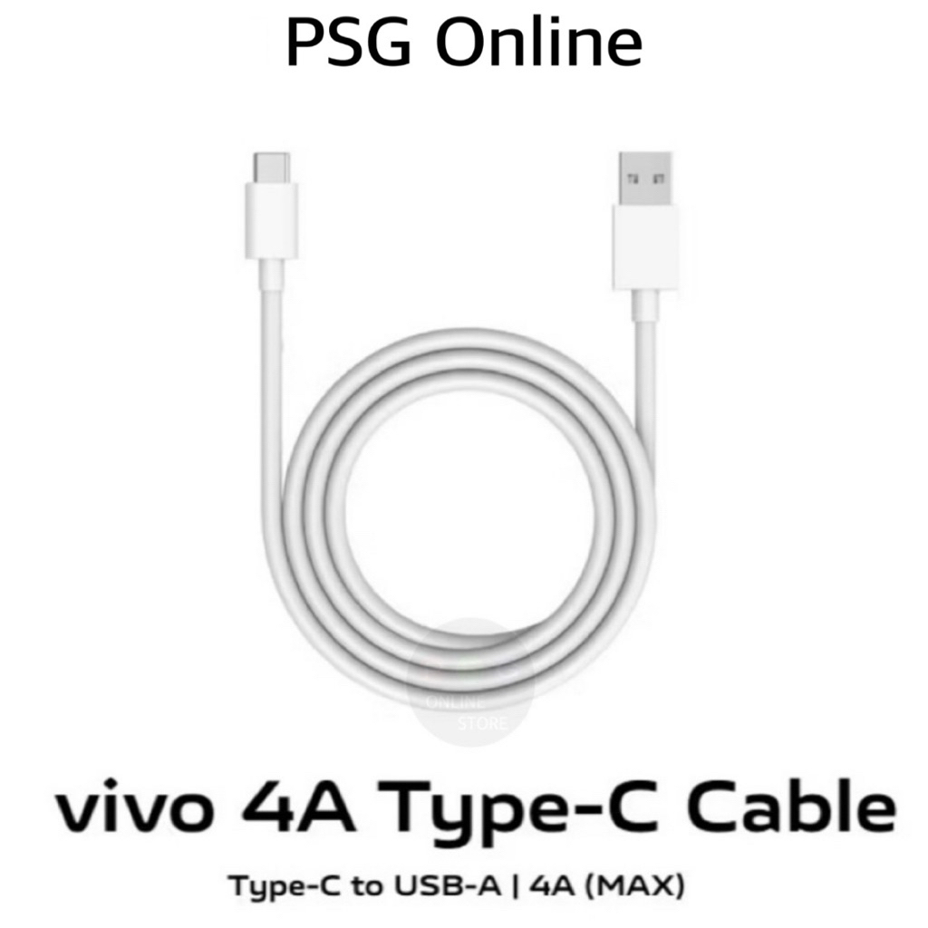 สายชาร์จ vivo usb type-c 4A vivo usb type-c 4A cable ประกันศูนย์ vivo
