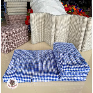 ที่นอน5พับ นุ่นแท้ธรรมชาติ ความยาว180cm. ผ้านิ่ม นอนสบาย