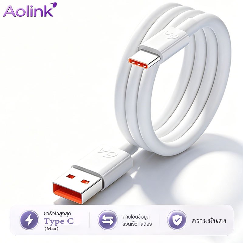 AolinK สายชาร์จ USB C Micro usb ยาว 1 เมตร สําหรับโทรศัพท์มือถือ