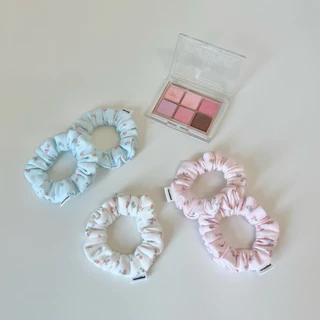 pepperoni | Floral Scrunchie | ยางรัดผม ยางมัดผม ลายดอกไม้