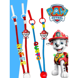 สายคล้องแมสเด็ก Paw Patro ใส่ชื่อได้ ยาว 70 cm ปรับความยาวสายได้