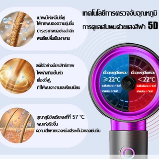 【รับประกัน 3 ปี】WEKONE ไดร์เป่าผม 3600W แห้งเร็ว เสียงรบกวนต่ำ เสริมไอออนลบบำรุงเส้นผม เครื่องเป่าผม Hair dryer