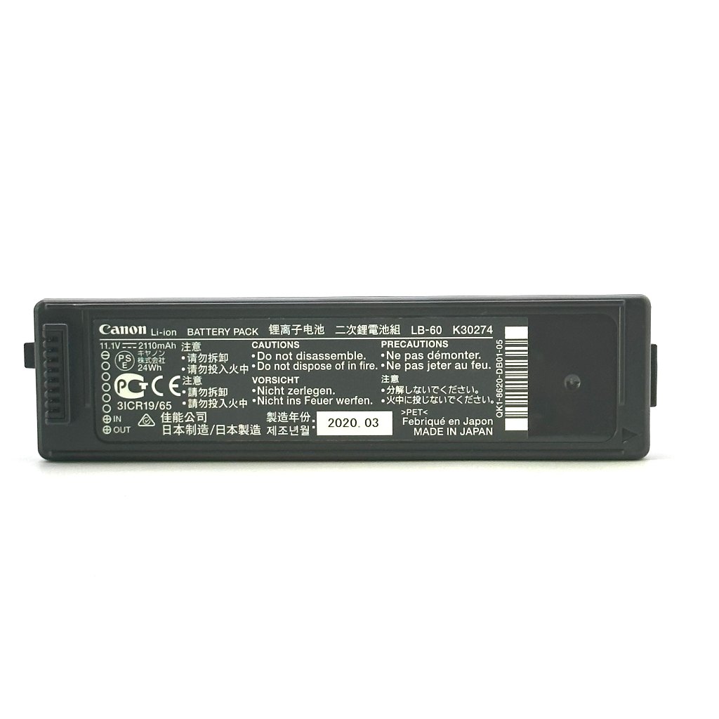 ★original Canon IP100 IP110 TR150 TR160 Portable printer battery LK-62 LK-72 K30274 แบตเตอรี่