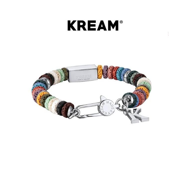 🍀สร้อยข้อมือKREAM🍀 KREAM Original Colored Volcanic Stone Bracelet