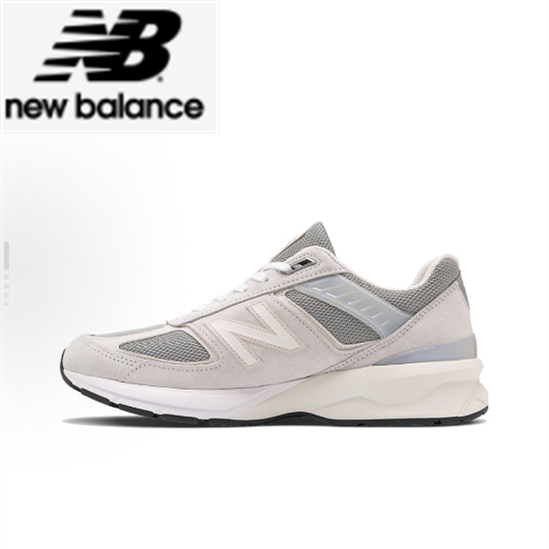 New Balance NB 990 V5 Low cut Casual Running Shoes in Rain Cloud Color ของแท้ 100 %