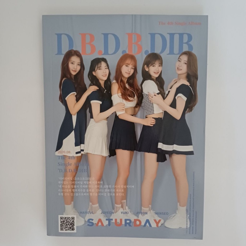 อัลบั้ม มือสอง SATURDAY 4th Single Album "D.B.D.B.DIB"