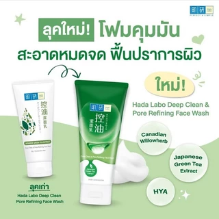 Hada Labo ฮาดะ ลาโบะ โฟมล้างหน้า ขนาด 100 กรัม (มีให้เลือก 4 สูตร)