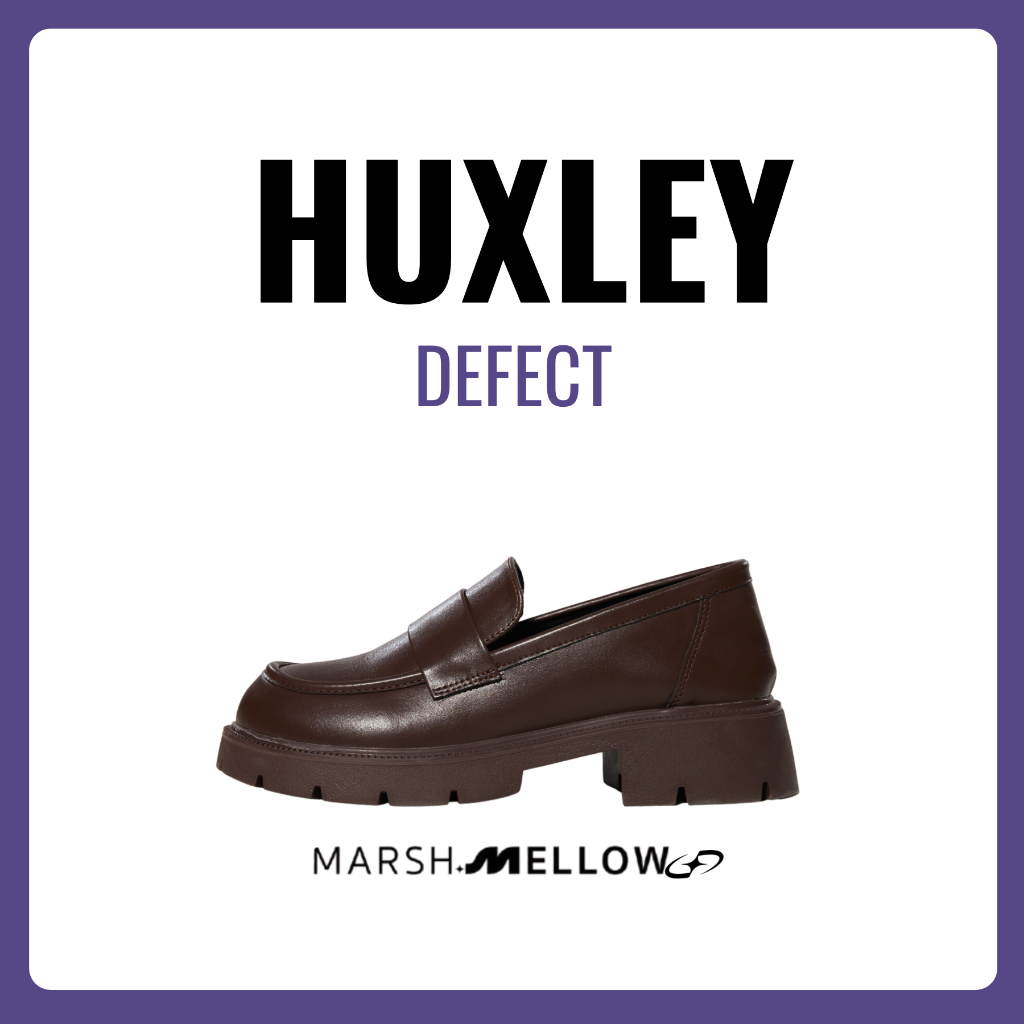 HUXLEY LOAFER (DEFECT) - Marshmellow รองเท้าโลฟเฟอร์ผู้หญิง คัทชูส้นสูง 1.5 นิ้ว ใส่ทำงาน นิ่มใส่สบาย