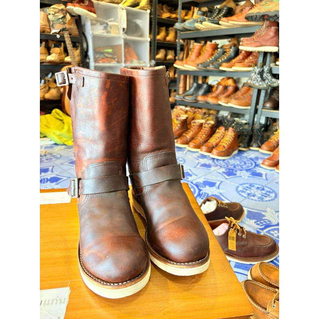 Redwing 2971 Engineer Brown leather Boots
