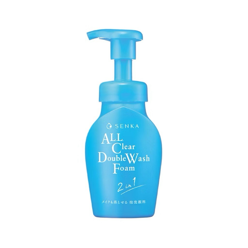 โฟมล้างหน้า SENKA A.L.L. Clear Double Wash เซนกะ ออล เคลียร์ ดับเบิ้ล วอช SENKA ALL Clear Double Wash Foam