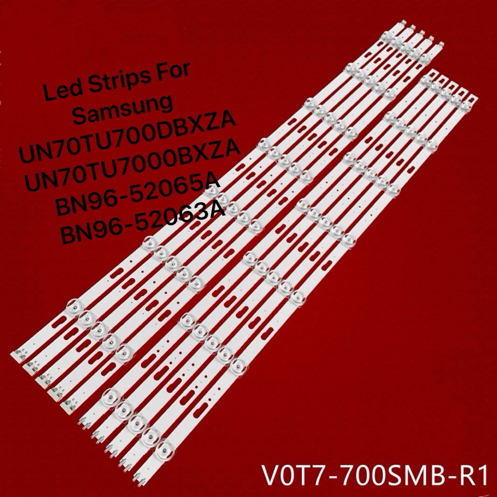 แถบไฟ LED สำหรับ Samsung TV70：รุ่น UN70TU700DBXZA UN70TU7000BXZA BN96-52065A BN96-52063A