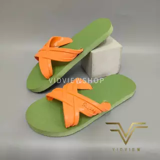 VIDVIEW มีส่งด่วน รองเท้าแตะ HM607 เนื้อยาง เบา ใส่สบาย ราคาถูก แบบสวม