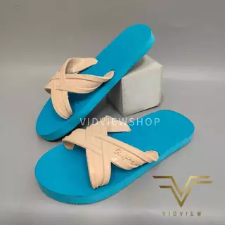VIDVIEW มีส่งด่วน รองเท้าแตะ HM607 เนื้อยาง เบา ใส่สบาย ราคาถูก แบบสวม