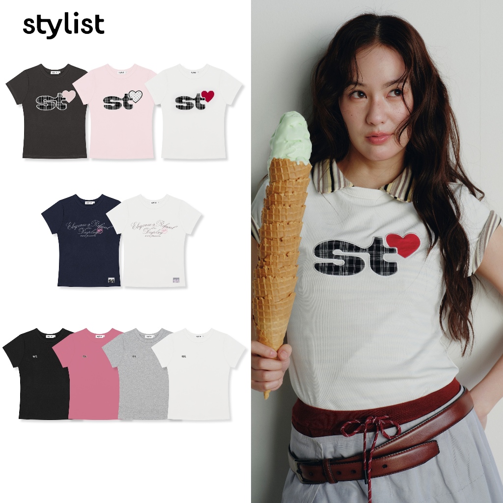 STYLIST - T-Shirts-Ordinary Tee-018 เสื้อยืดผู้หญิง