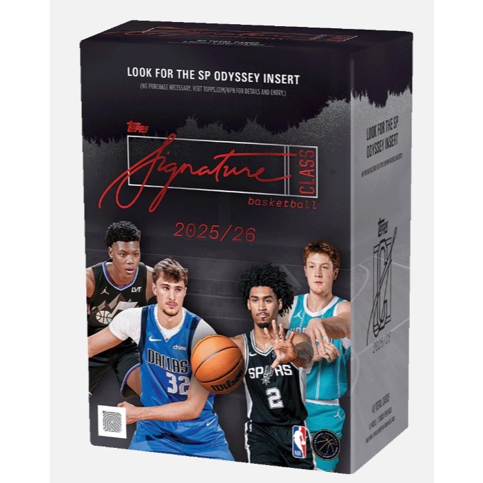 2025-26 Topps Signature Class Basketball - Value Box กล่องบาสเก็ตบอล ของแท้ 100% พร้อมส่งทันที