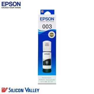หมึกเติมของแท้ เอปสัน EPSON 003 มีกล่อง ของแท้ 100% ใช้กับปริ้นเตอร์ Epson L1110 L3110 L3150 L3250 L4250 L5190 L6190