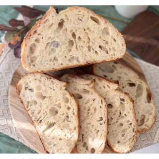 Sourdoughs Bread Plain Original 650g /300 g ขนมปังซาวโดว์ เพลน ออริจินอล ยีสต์ธรรมชาติ แป้งสาลีไม่ขัดสี #เจ