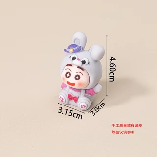 พร้อมส่ง ของตกแต่ง สะสม DIY ชินการ์ตูน (1 SET 8 ตัว)