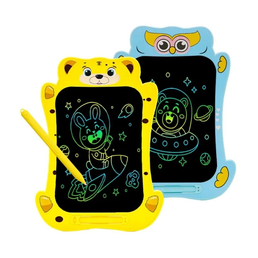 กระดานวาดภาพ LCD สำหรับเด็ก กระดานเขียน LCD กระดานเขียน การ์ตูน กระดานลบได้ LCD WritingTab กระดานวาดรูป ขนาด 10"