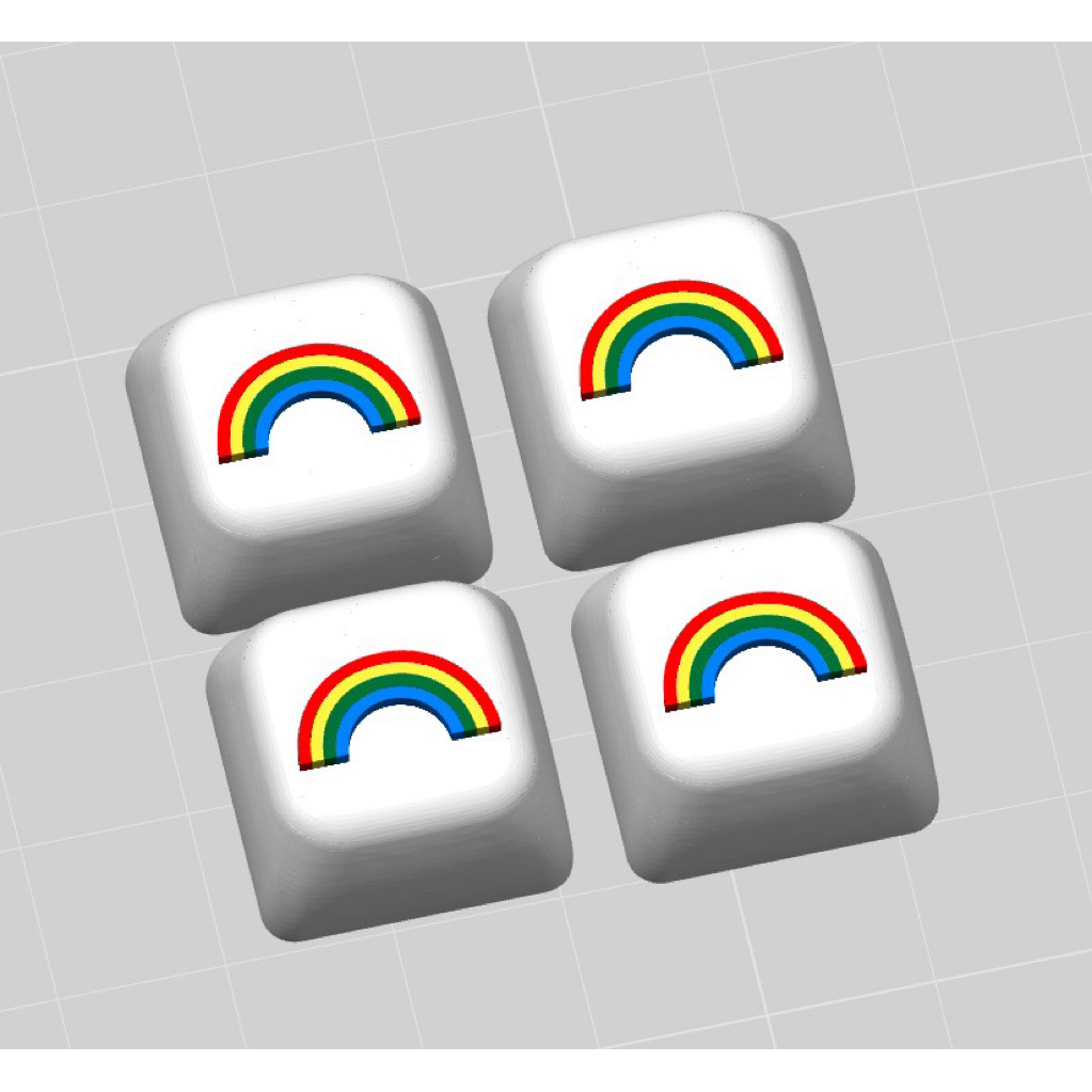 ปุ่มกด 🌈ปุ่มคีย์แคป ปุ่มคีย์บอร์ด อิโมจิสายรุ้ง 🌈🌈(เฉพาะปุ่ม ) พรีออเดอร์ ทักแชทก่อนสั่งชื้อ💕