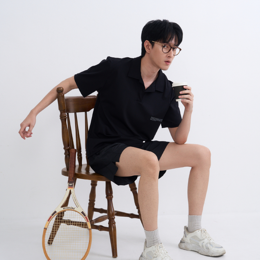 ETHY Your Essential Polo Black | Wear Anywhere, Play Everywhere