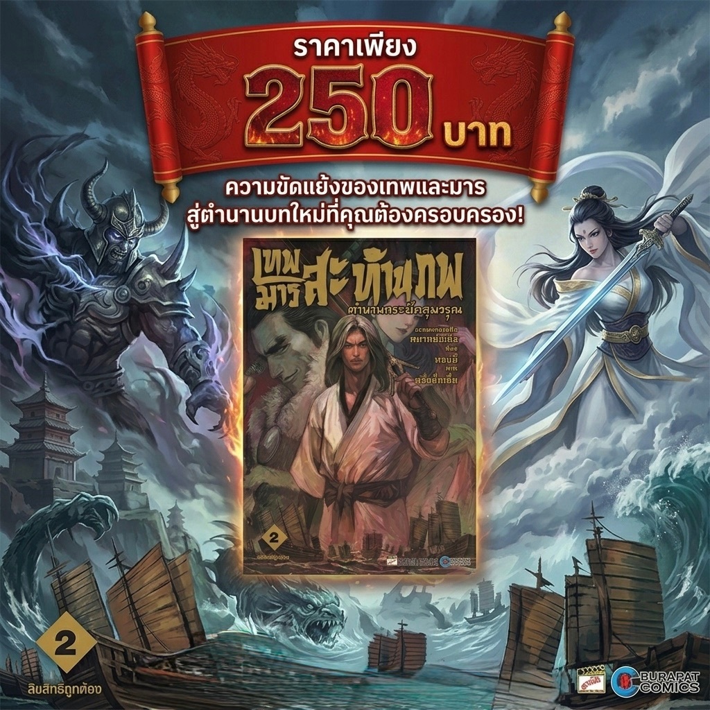 เทพมารสะท้านภพ ตํานานกระบี่คลุมวรุณ เล่ม 2