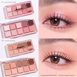 OD2029 odbo CONIC EYESHADOW พาเลทไอโคนิค อายแชโดว์ 10เฉดสี ของแท้