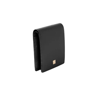 Guy Laroche กระเป๋าสตางค์ พับสั้น 6 CARD + ช่องใส่เหรียญ สีดำ รุ่น AGP0862CS6BLS