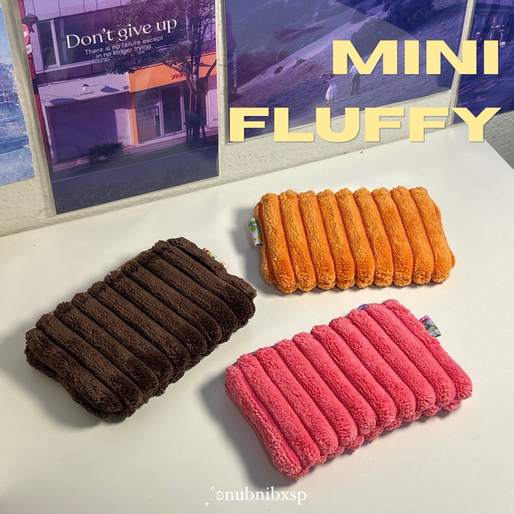 mini fluffy bag˚ ༘ | ใส่แอร์พอร์ต ใส่เหรียญ ของปุ๊กปิ๊กน่ารัก