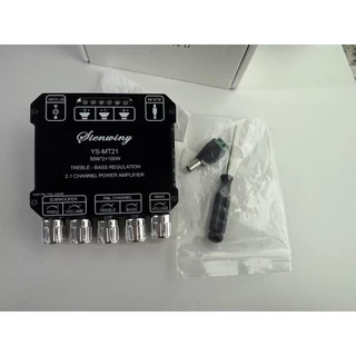 SINWINY YS-MT21 TPA3116 2.1 ช่องบลูทูธ 5.0 เครื่องขยายเสียงซับวูฟเฟอร์ 50WX2 + 100W เครื่องขยายเสียงสเตอริโอเบส