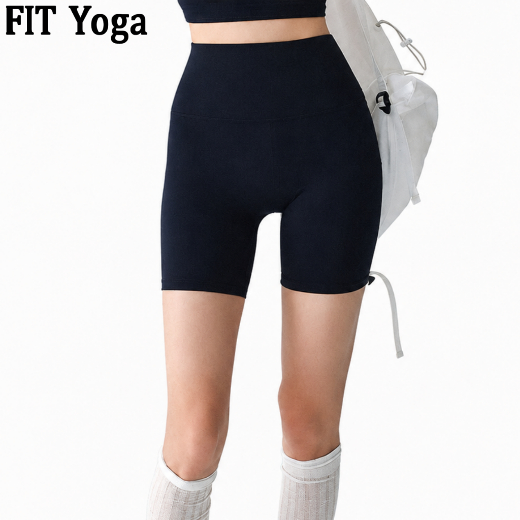 FitYoga กางเกงขาสั้นกีฬากางเกงโยคะฤดูร้อนหญิงสาวเอวสูงกางเกงออกกำลังกายกางเกงโยคะโยคะสี่ไตรมาส