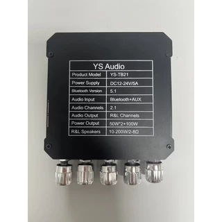 SINWINY YS-TB21 TPA3116D2 ชิปขนาดใหญ่บลูทูธนำเข้าชิปซับวูฟเฟอร์เครื่องขยายเสียงบลูทูธ 5.0 50WX2 + 100Wระบบ 2.1ch